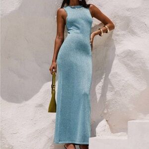 Princess Polly Tourista Maxi Dress Blue Size US 2